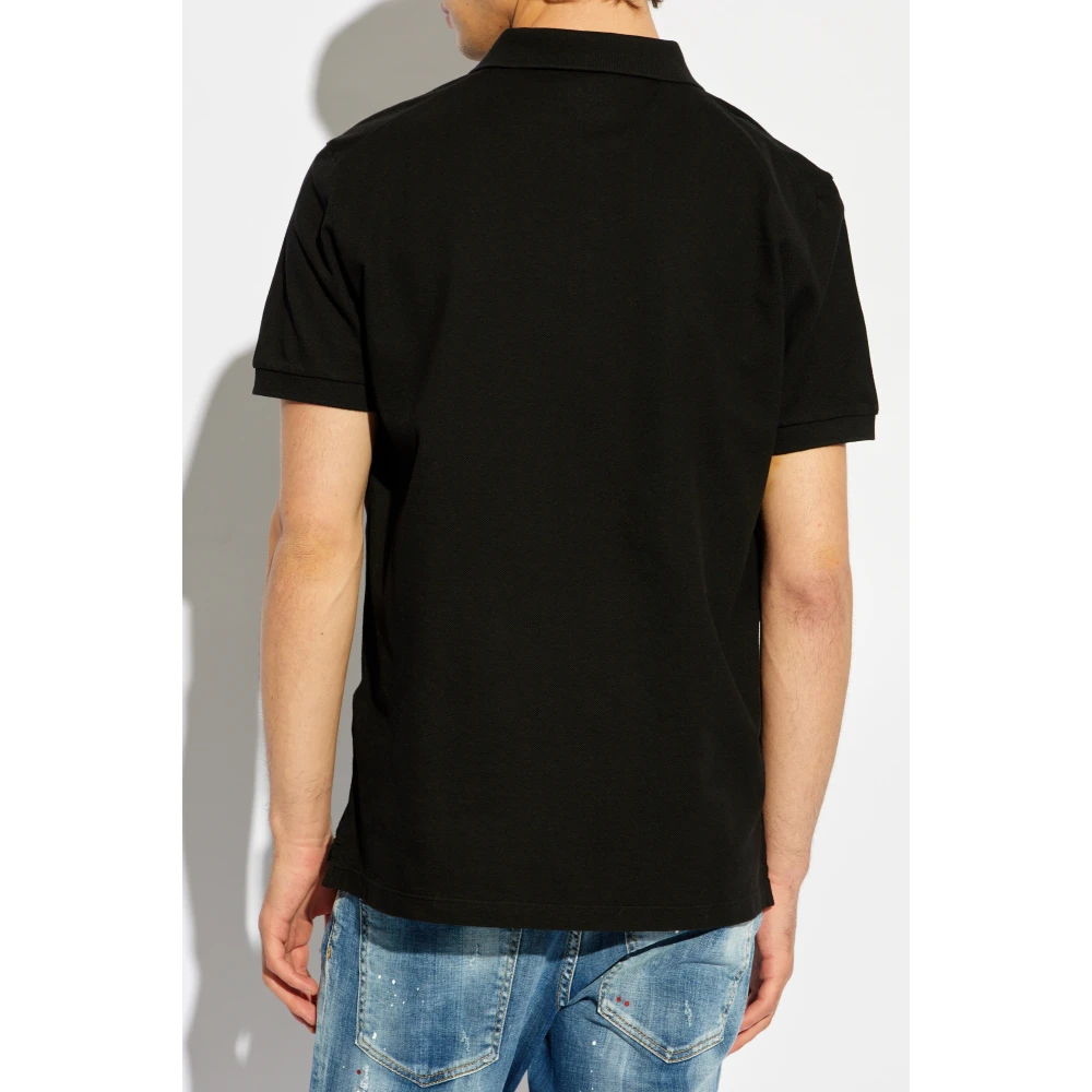 Dsquared2 Polo met logo Black Heren