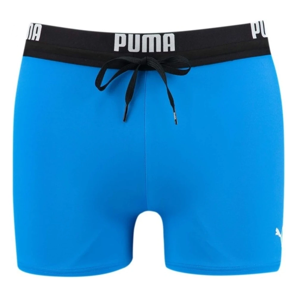 Puma Logo Swim Badpak Blue Heren