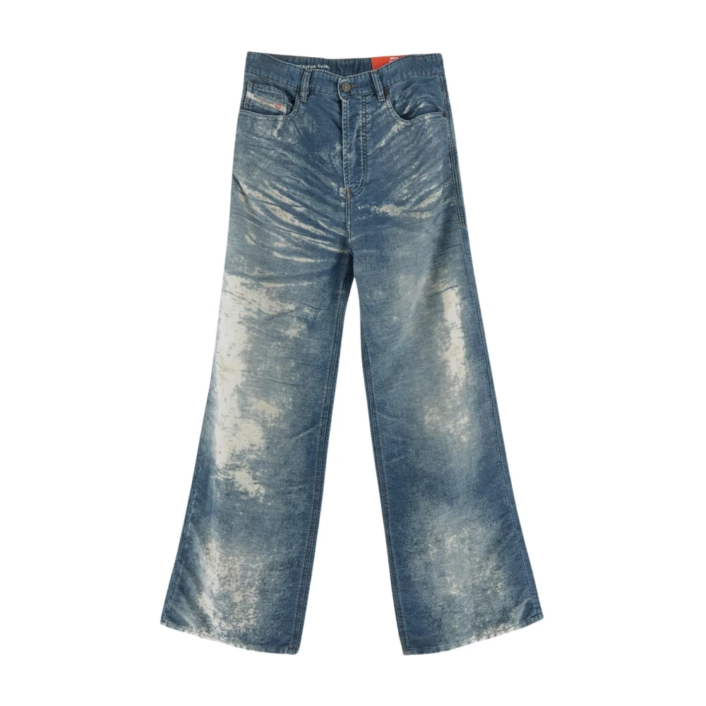 Diesel Stijlvolle Denim Broek voor Mannen Blue Dames