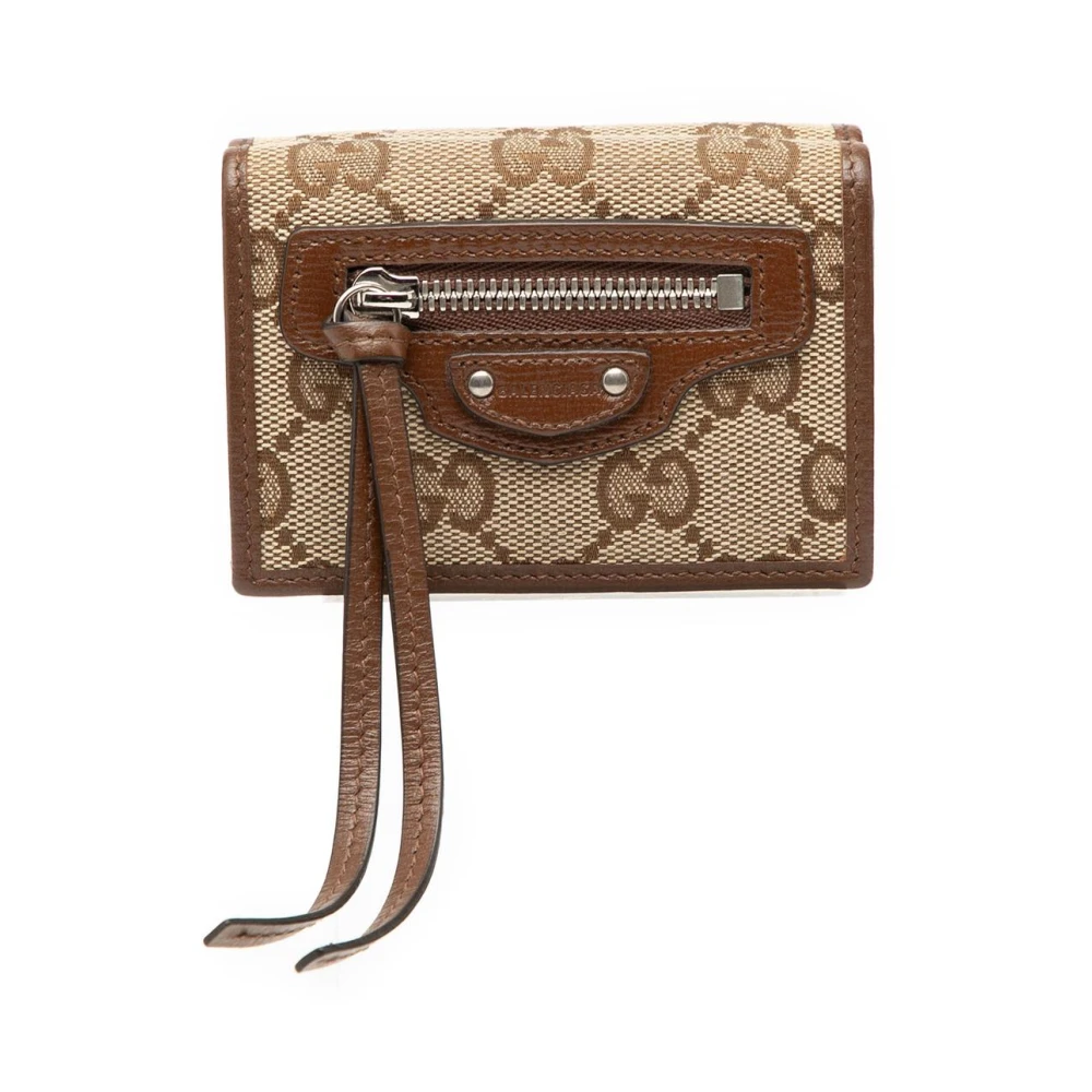 Gucci Vintage Women's Brown Pre-Owned Small Wallet