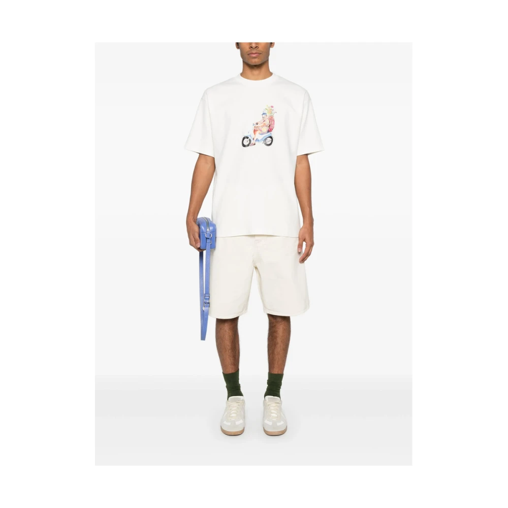 Drole de Monsieur Beige Knoopsluiting Klassieke Vijf Zakken Beige Heren
