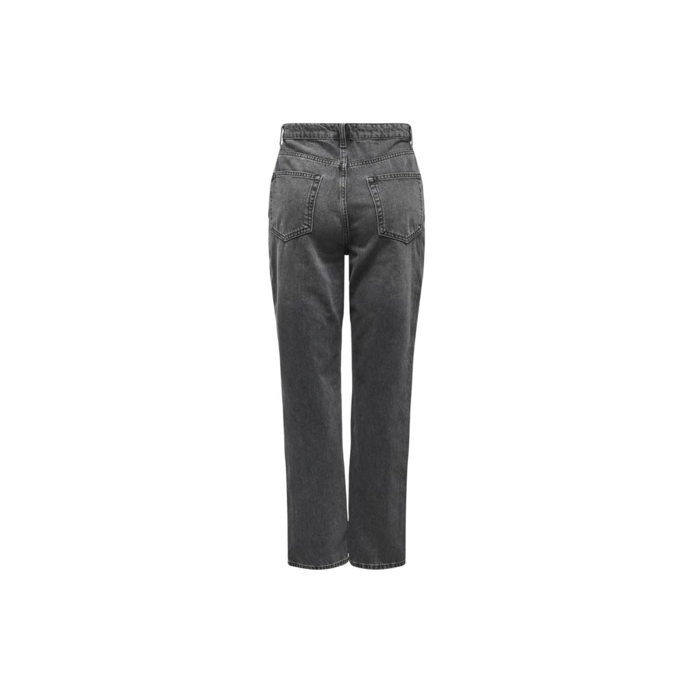 Only Katoenen Jeans Collectie Gray Dames