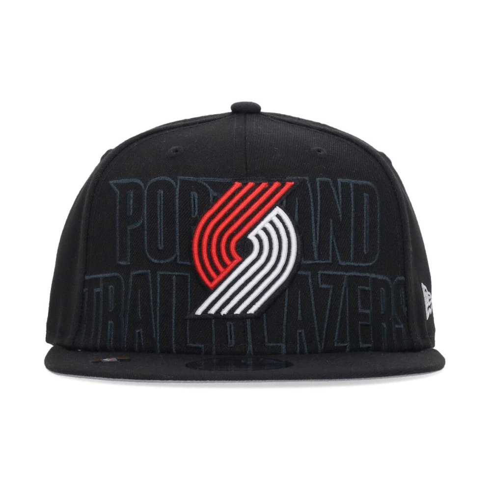 new era Portland Trail Blazers Platklep Pet Black Unisex