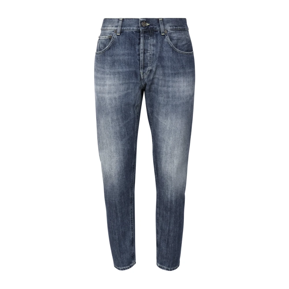 Dondup Slim Fit Blauwe Jeans Made in Italy Blue Heren