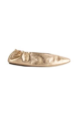 guld-laeder-ballerina-elastisk-hael