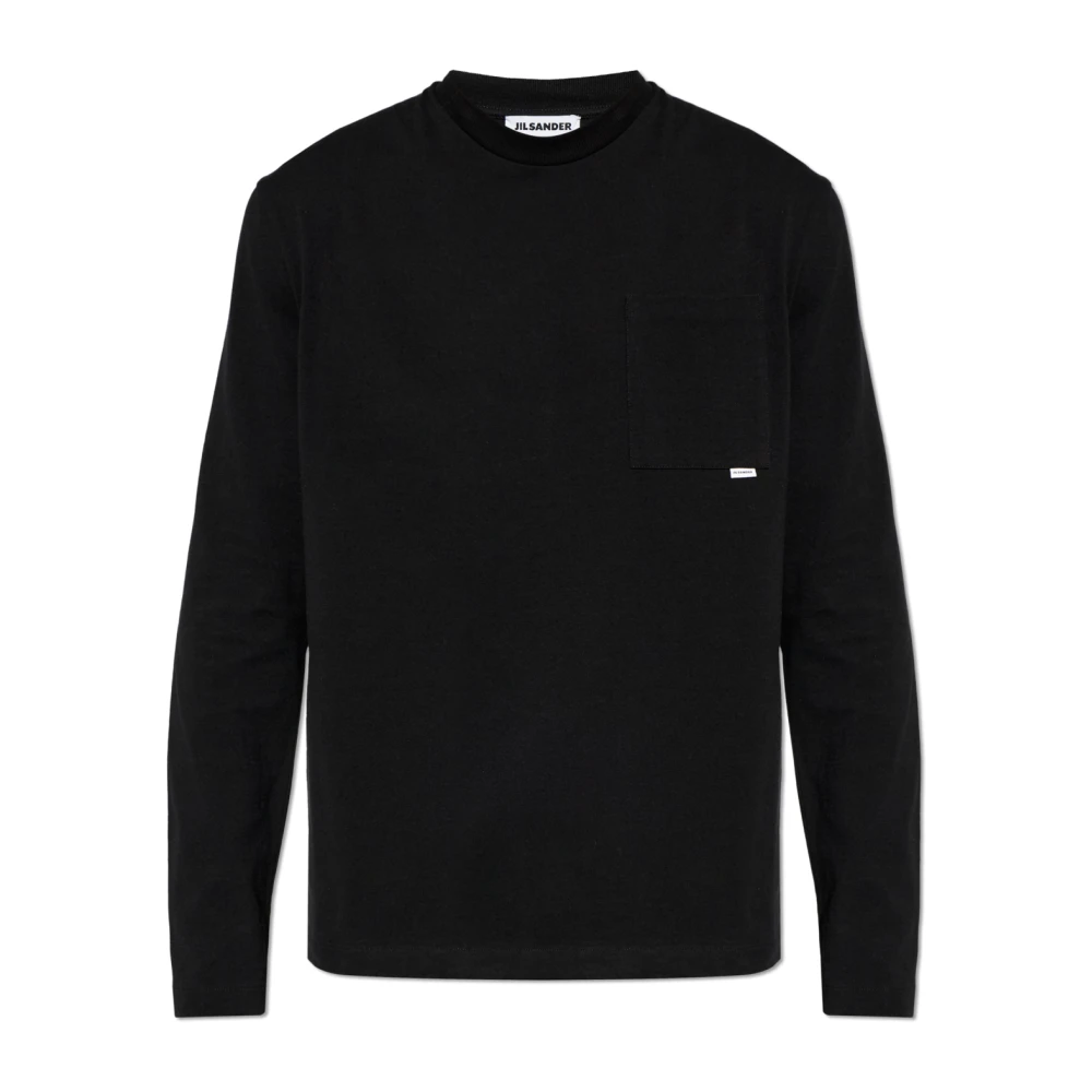 Jil Sander Uomo Nero - Long Sleeve T-Shirt - Tops - L
