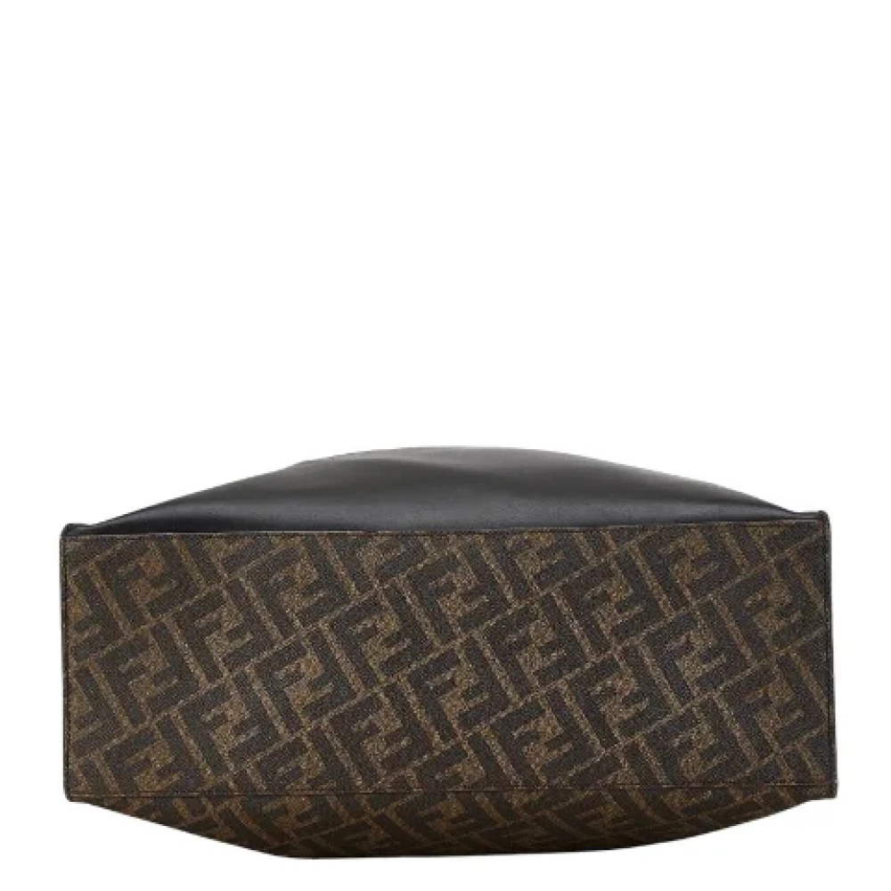 Fendi Vintage Pre-owned Canvas handbags Black Dames