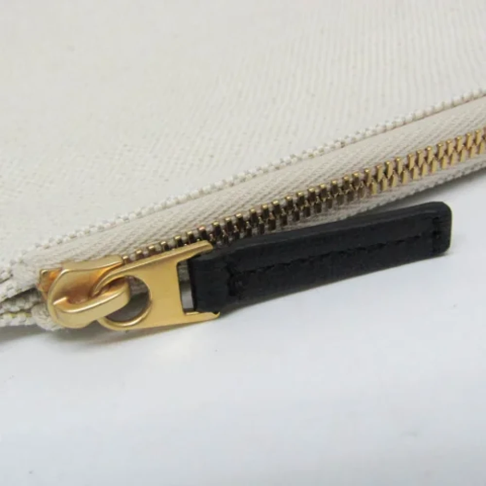 Bottega Veneta Vintage Pre-owned Canvas totes Beige Dames