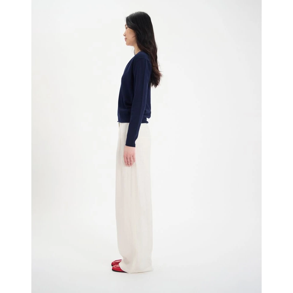 Ines De La Fressange Paris Angelica katoenen trui Blue Dames