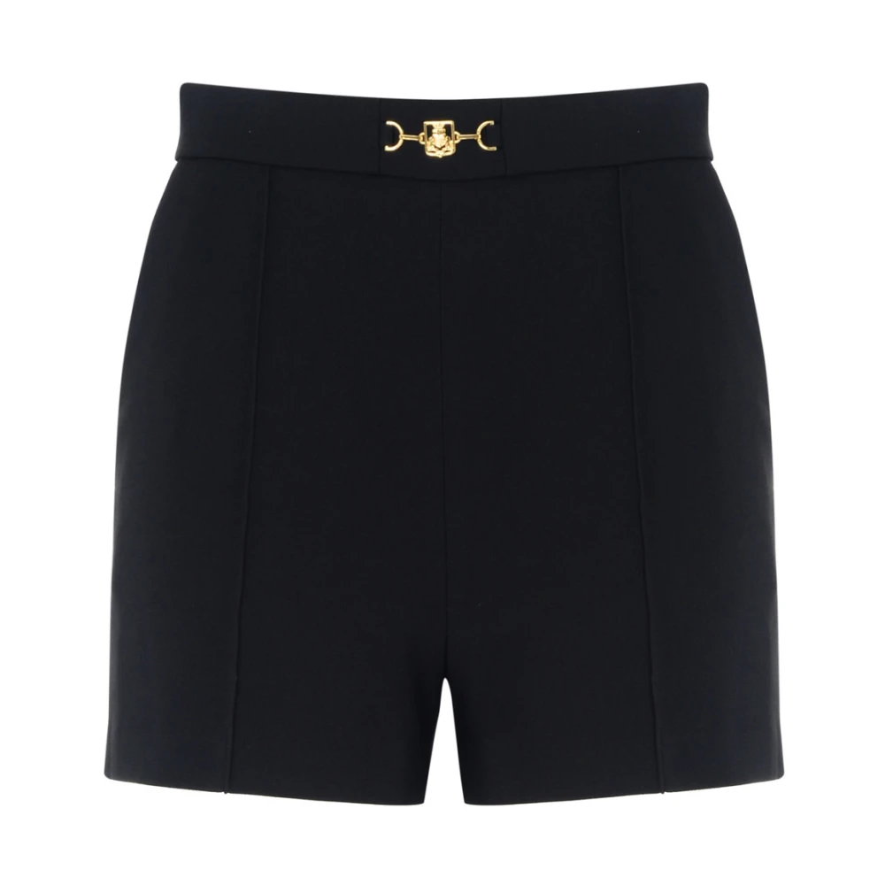 Elisabetta Franchi Zwarte Shorts Sh00746E2-110 Black Dames