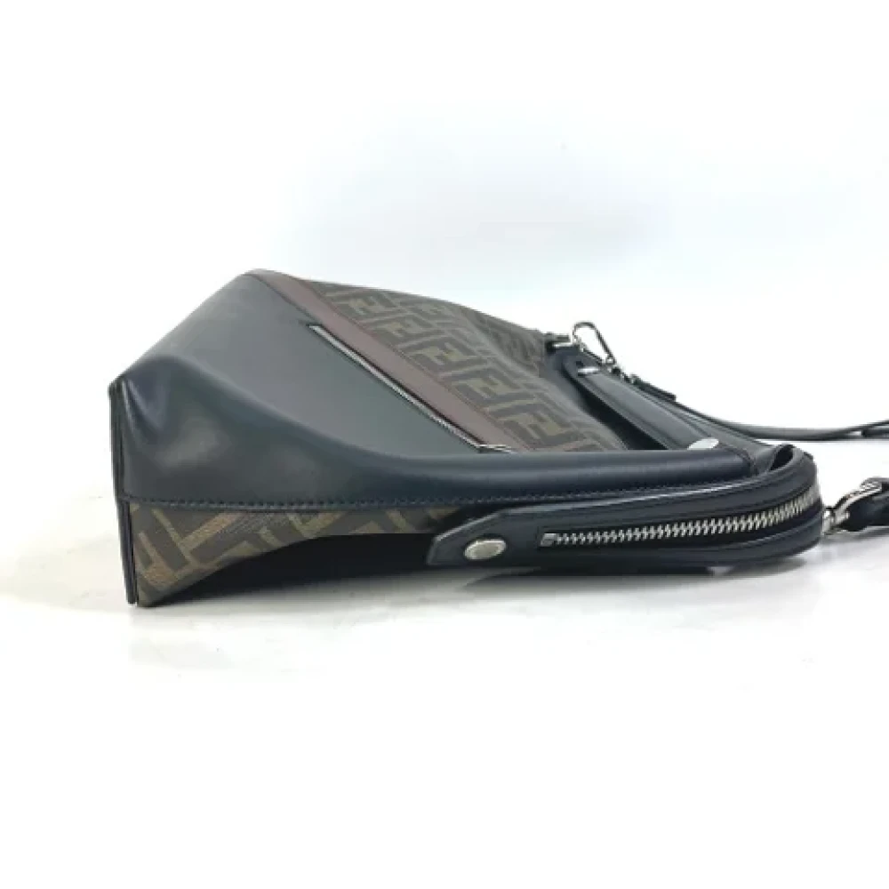 Fendi Vintage Pre-owned Canvas fendi-bags Brown Heren