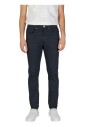 pantalon-bleu-en-coton-lycra-a-fermeture-eclair