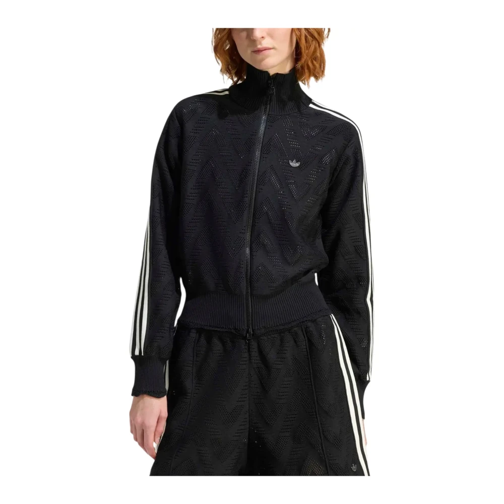 Adidas Black Long Sleeve Training Tops, Female, M, Firebird Track Top