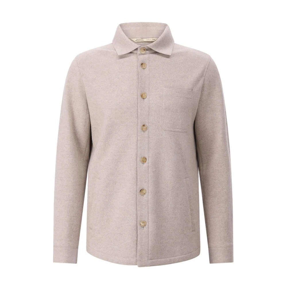 Maurizio Baldassari Herren Beige Jacken, Lgröße: