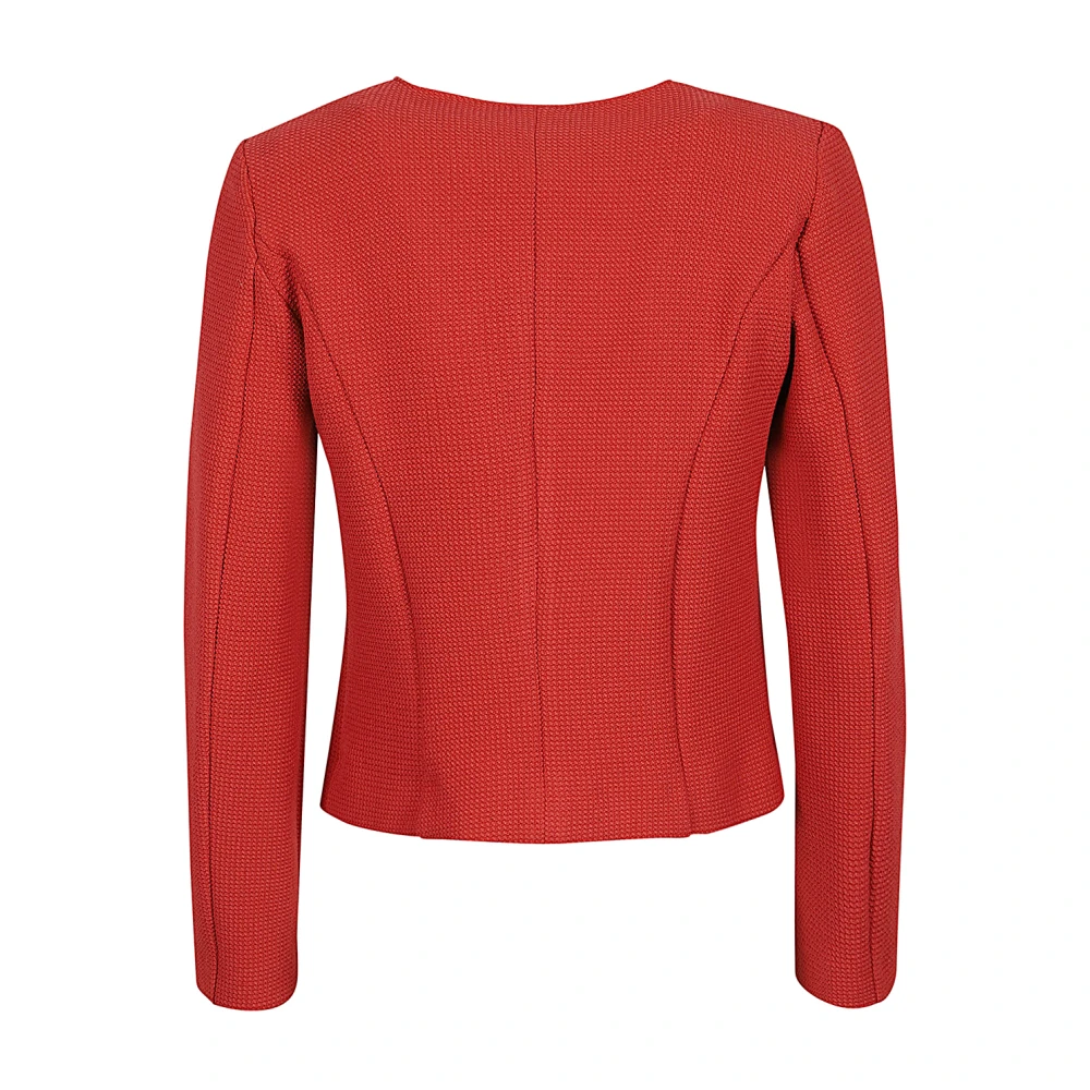Marella Polyester en Viscose Jas Red Dames