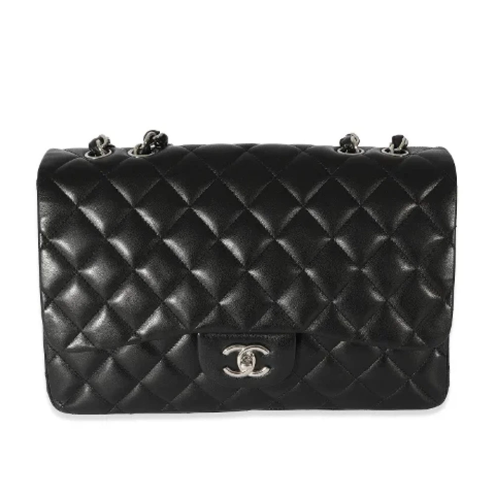 Chanel Vintage Pre-owned Leather chanel-bags Black Dames