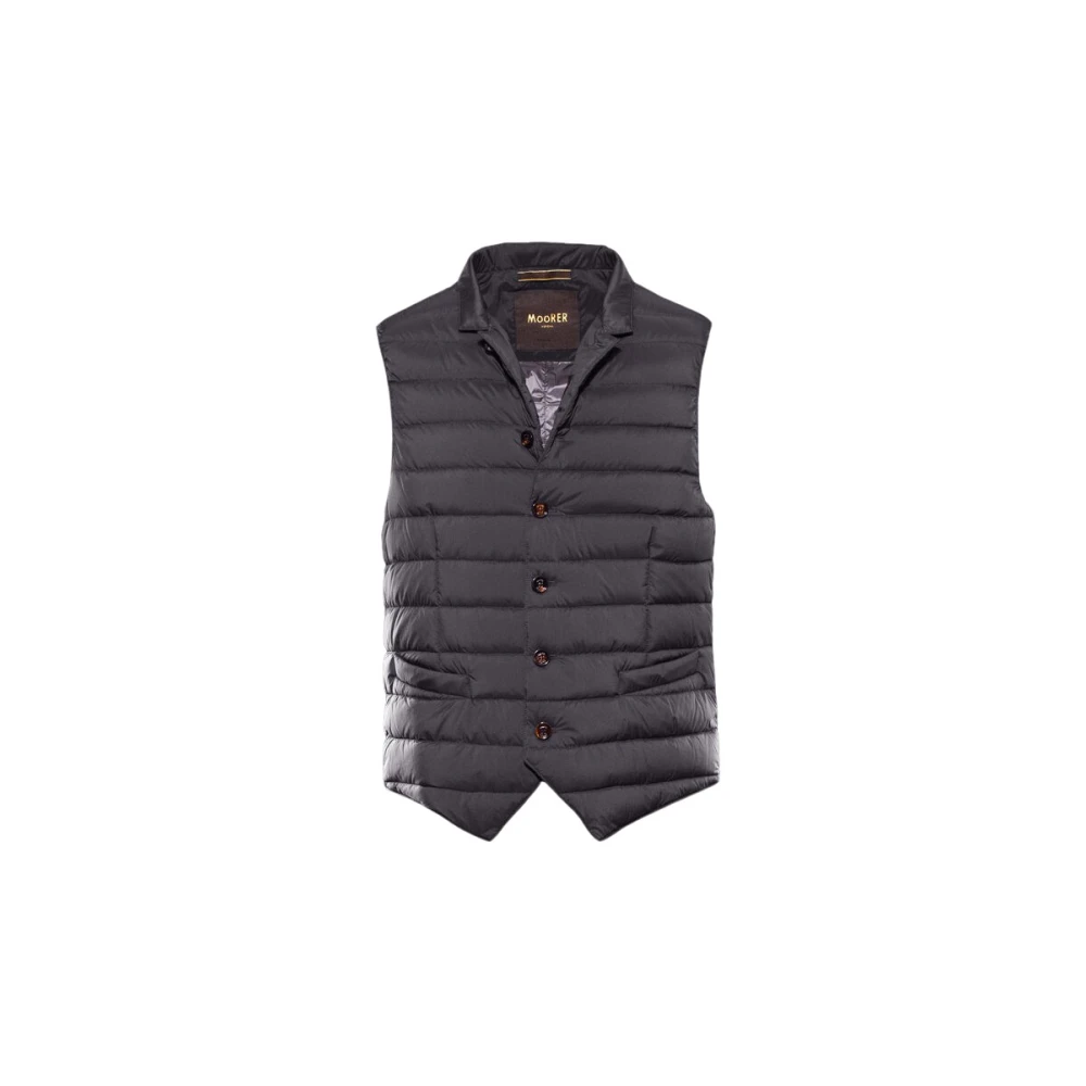 Moorer - Jackets > Vests - Gray - Moorer - Modalova