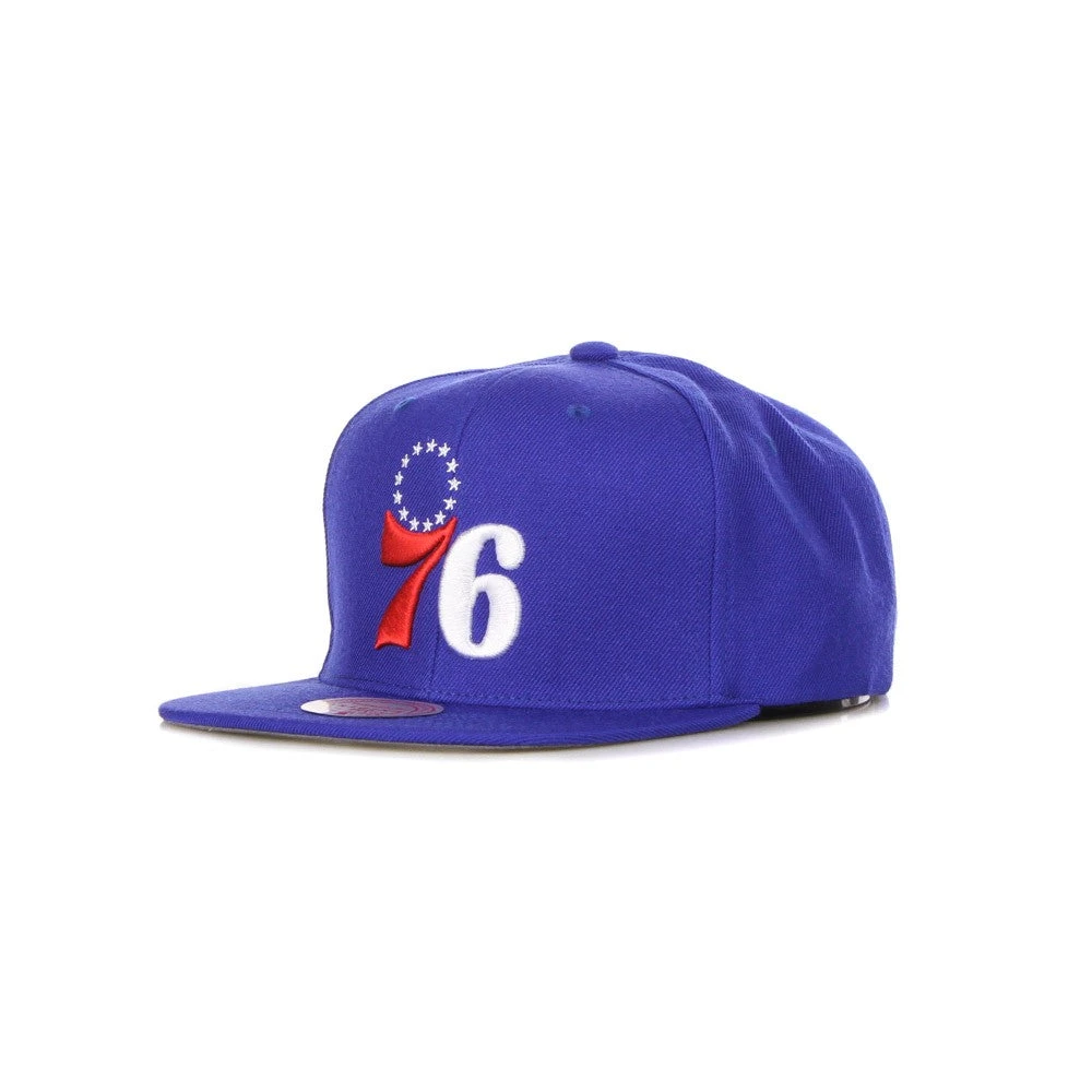 Mitchell & Ness Men's Blue Nba Team Snapback Cap
