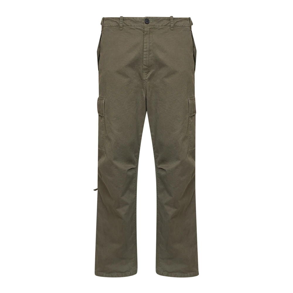 Fendi Utility Trousers - Male - Straight Trousers - Green - M - Trousers
