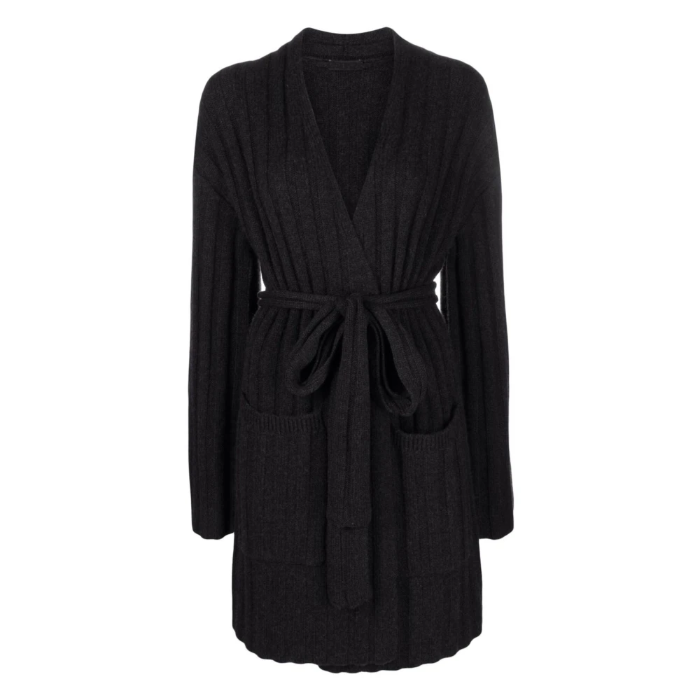Joseph Women's Gray Cashmere Casual Cardigan - Cardigans - M - Knitwear
