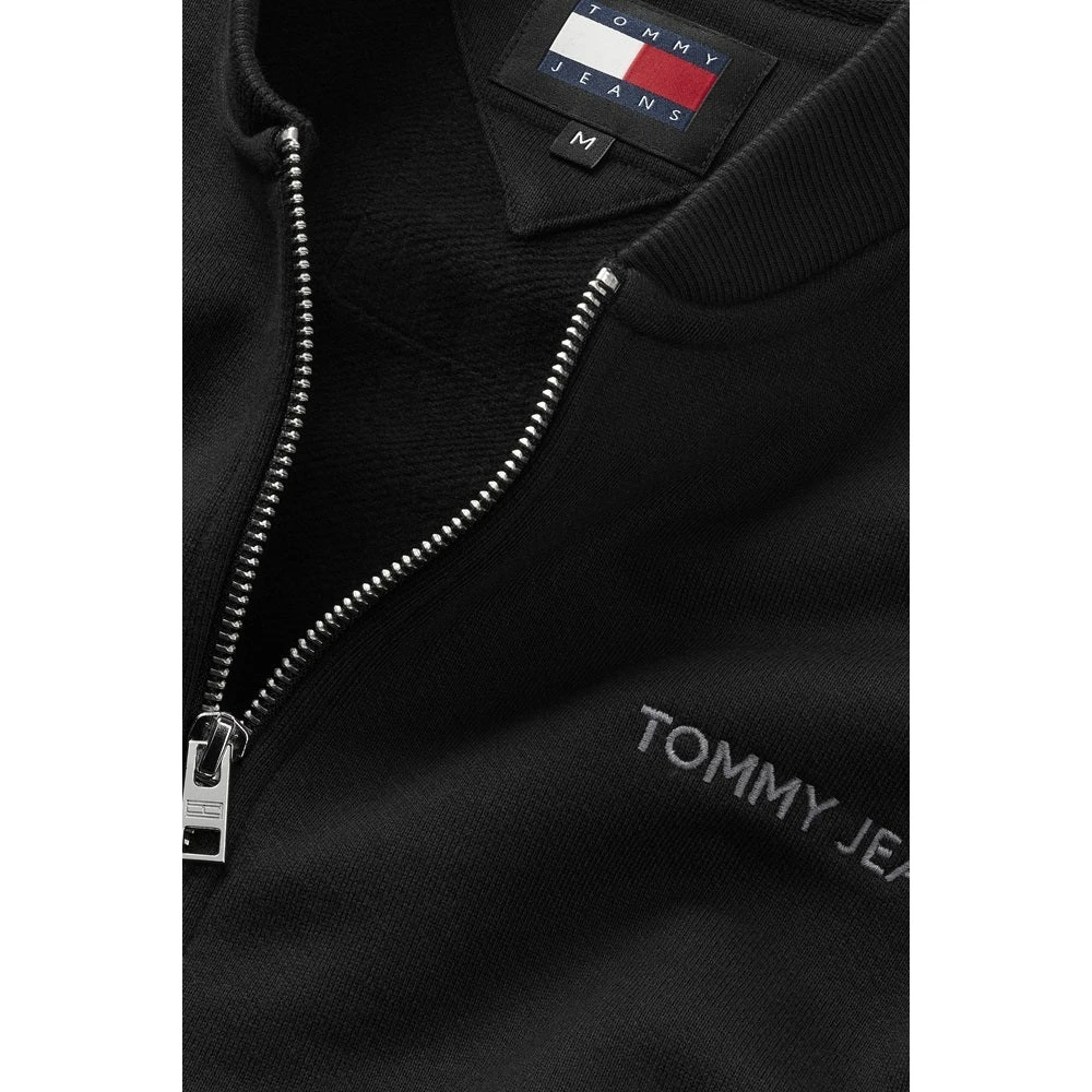 Tommy Jeans Heren Klassieke Bomber Sweatshirt Black Heren