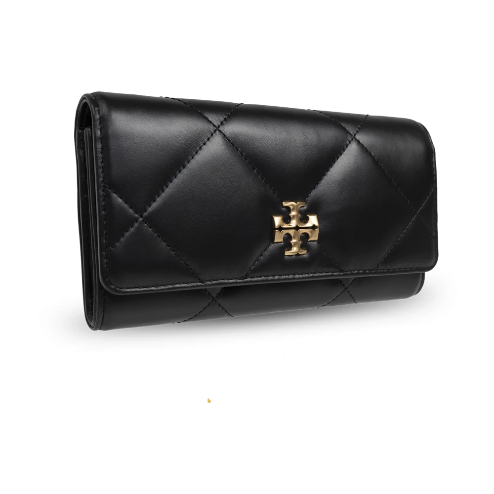 TORY BURCH Leren portemonnee Kira Black Dames