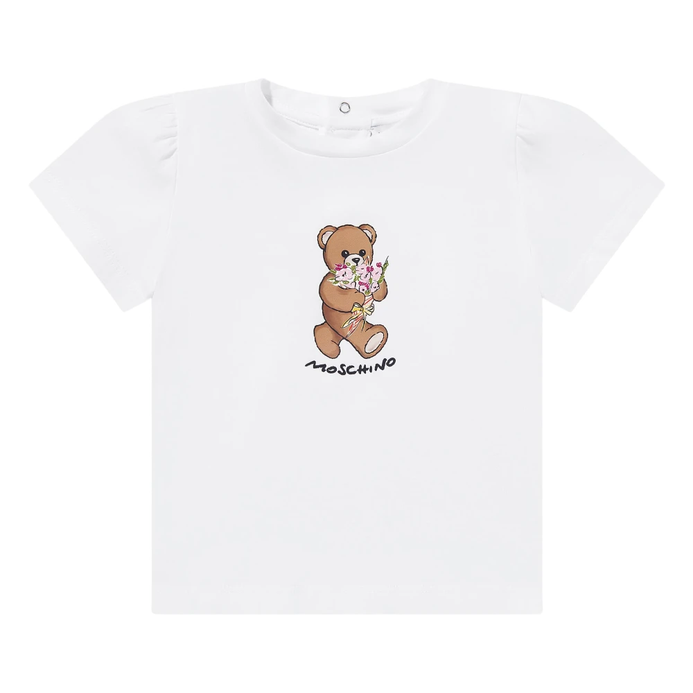 Moschino Women's White Teddy Bear T-Shirt