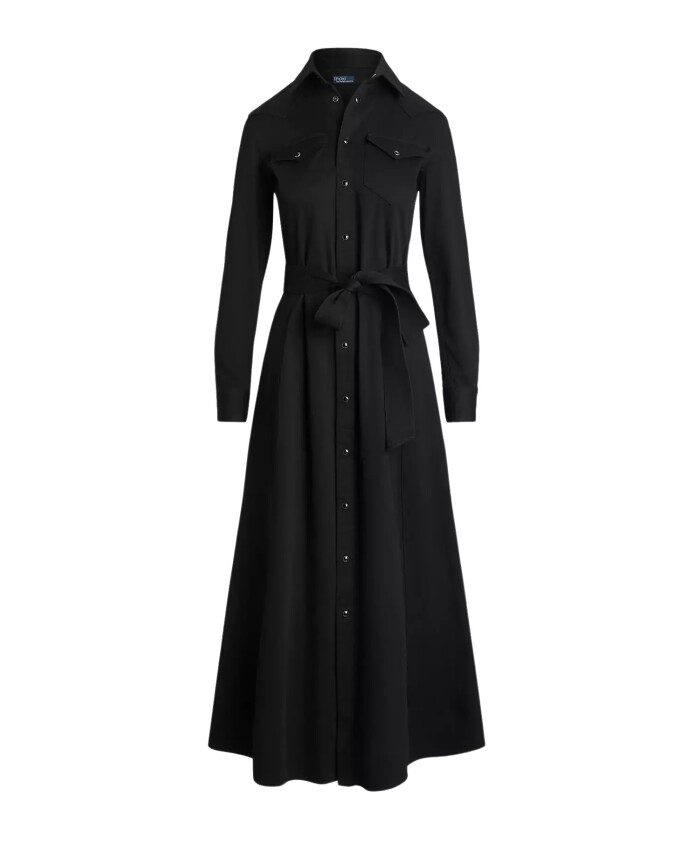 black-shirt-dress