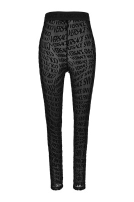 black-sheer-logo-print-elasticated-waist