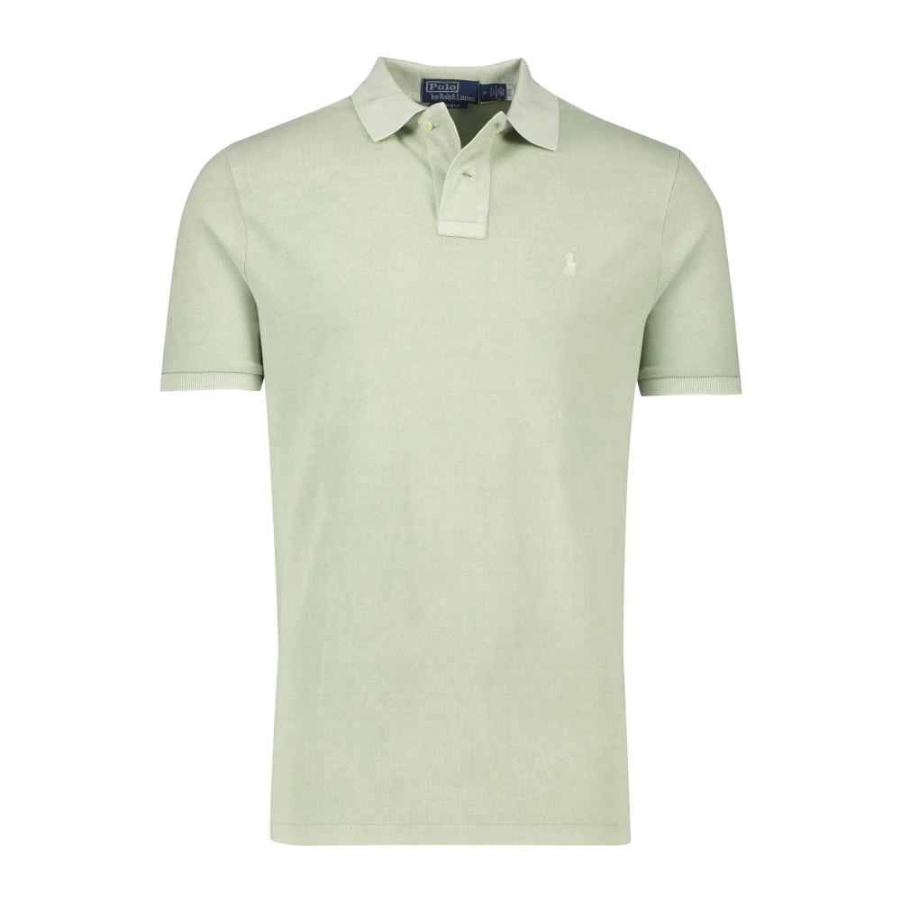 Polo Ralph Lauren Groene korte mouw klassieke pasvorm polo Green Heren