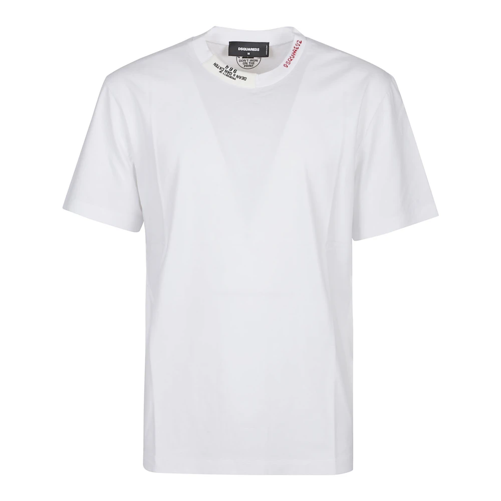 Dsquared2 Casual Katoenen T-shirt White Heren