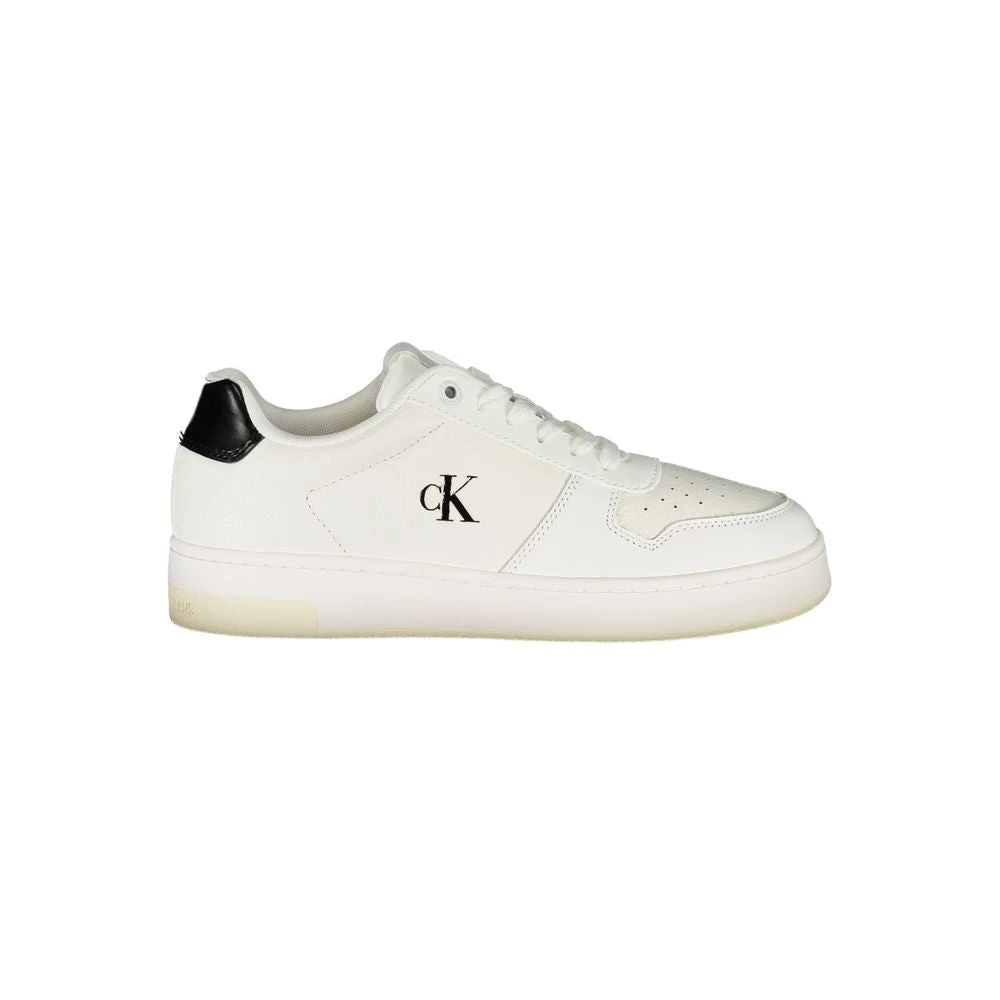 Calvin Klein Leather Sneaker - Female - Sneakers - White - 8 Uk - Shoes