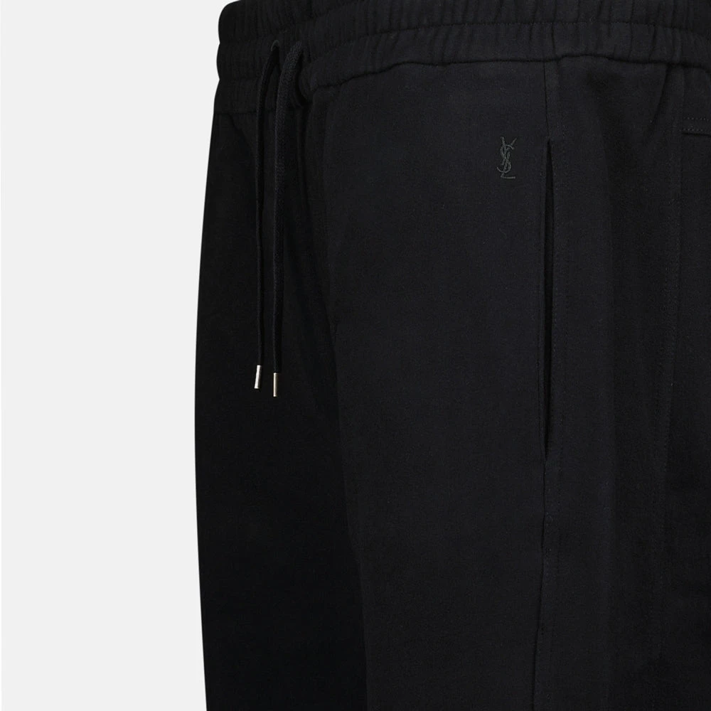 Saint Laurent Nylon Joggingbroek Zwart Black Heren