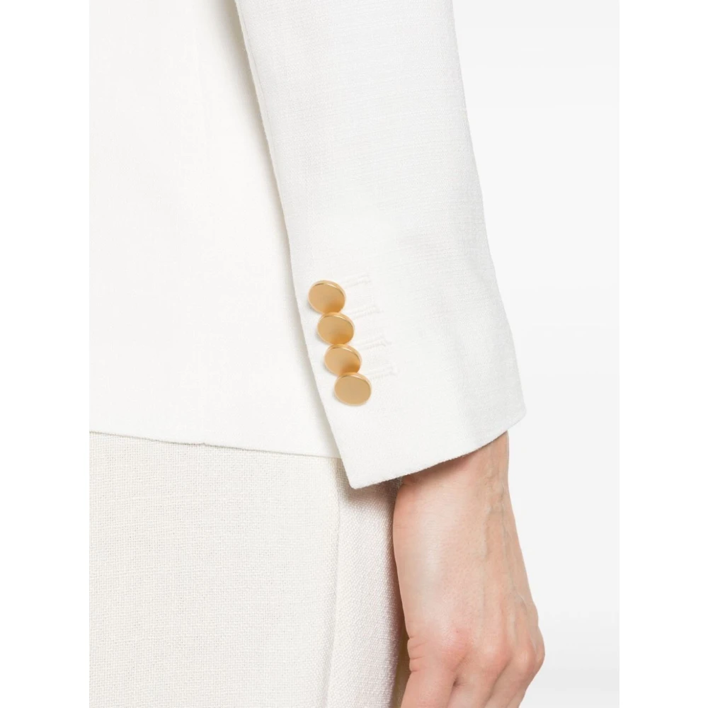 Tagliatore Dubbelrij Blazer White Dames