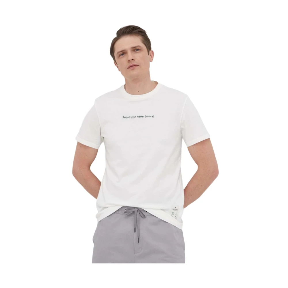 Manuel Ritz Korte Mouw T-Shirt White Heren
