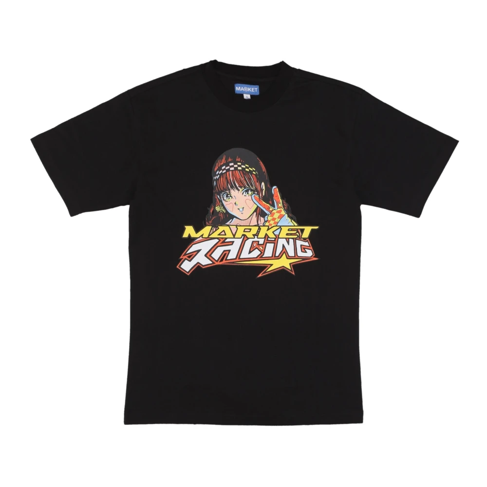 Market Zondag Tee Zwart Korte Mouw T-shirt Black Heren
