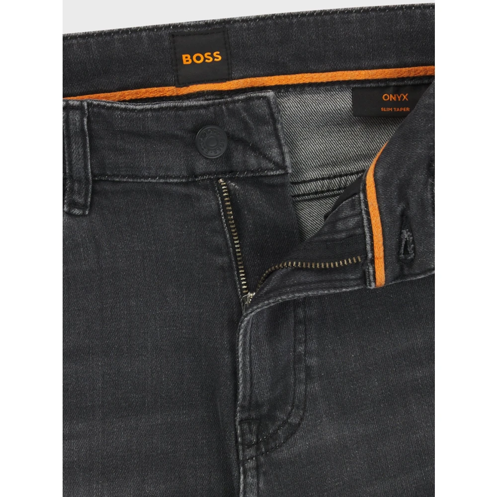 Hugo Boss Slim Onyx Zwarte Jeans Black Heren