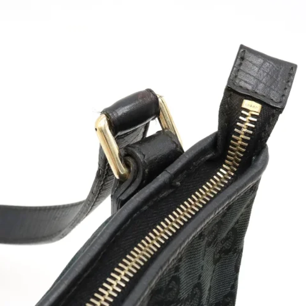 Gucci Vintage Pre-owned Canvas gucci-bags Black Dames