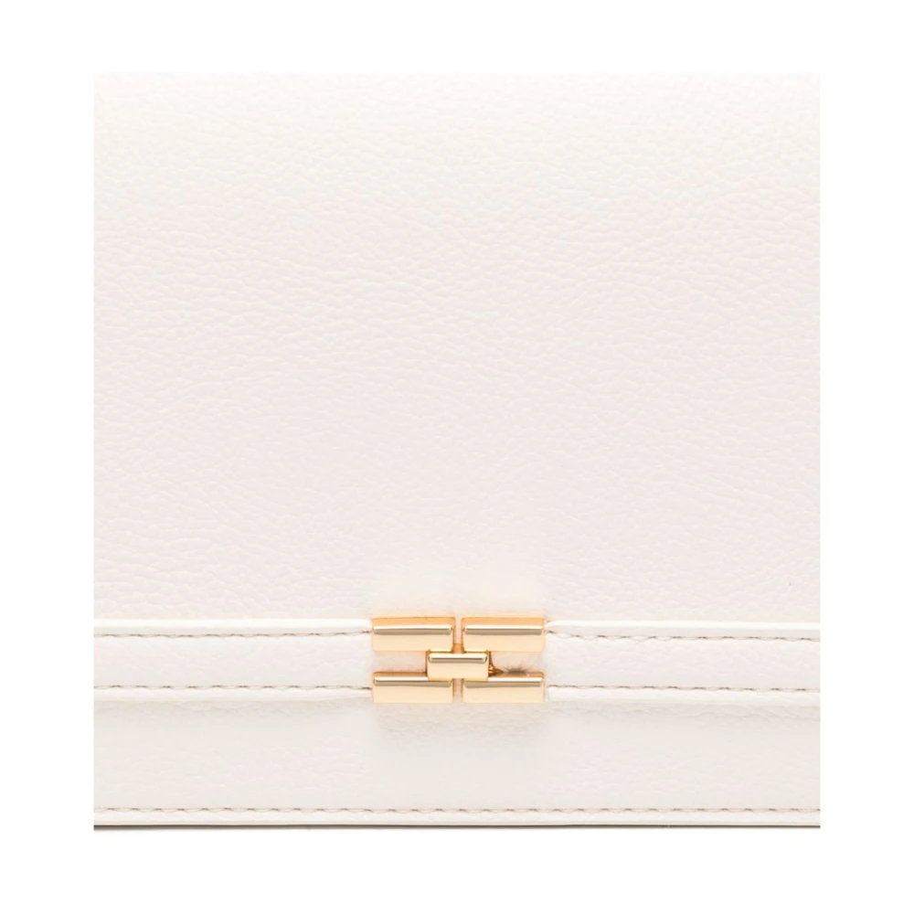 Elisabetta Franchi Crème Schoudertas Damesmode Beige Dames