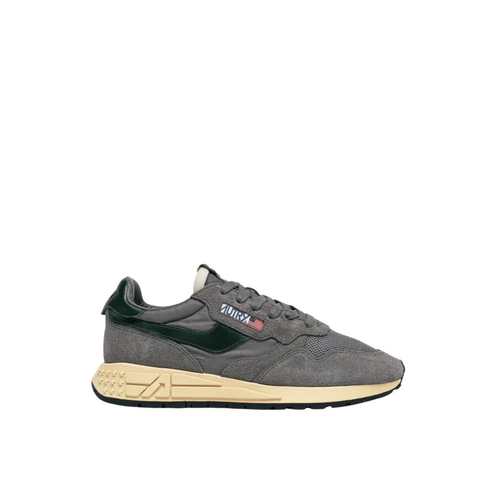 Autry Men's Gray Sneakers, 7 Uk, Reelwind Low Trainers