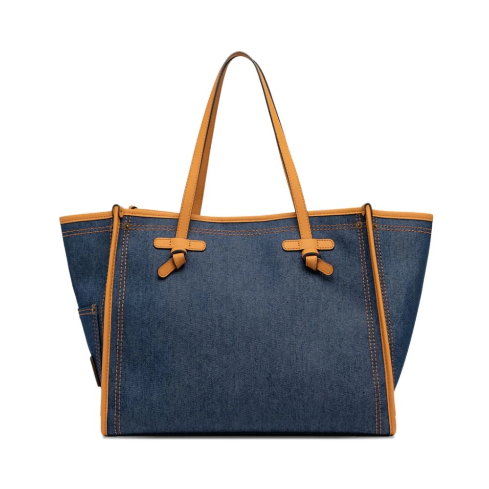 Gianni Chiarini Women's Blue Marcella Shopping Bag - Shopping Bags - One Size - Bags