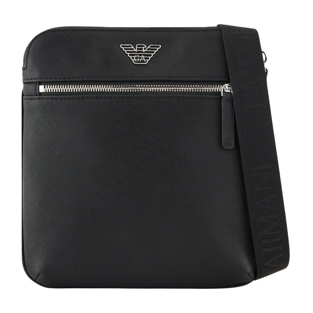 Emporio Armani Stijlvolle Tassen Collectie Black Heren