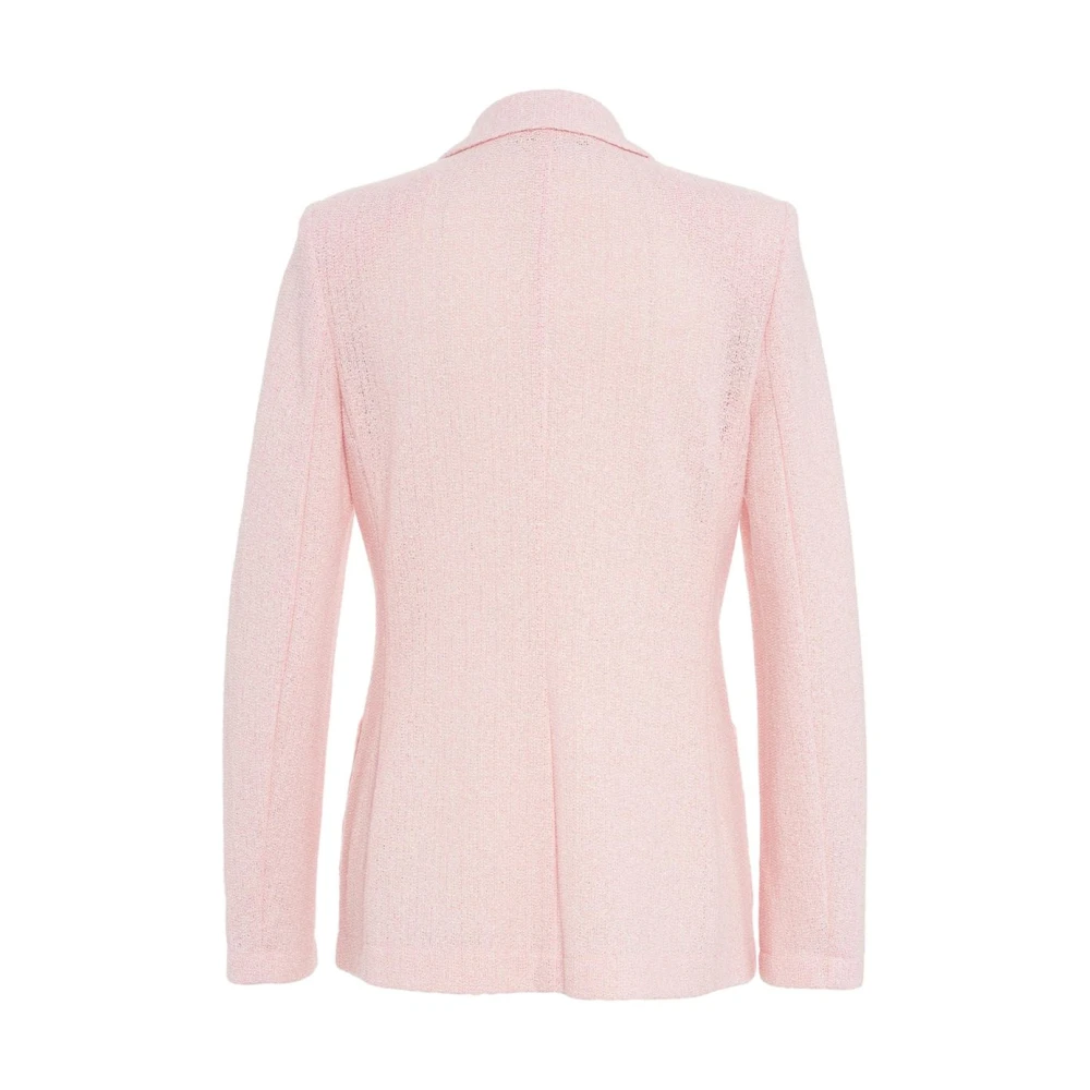 Harris Wharf London Roze Double-Breasted Blazer Pink Dames