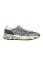 groen-wit-leren-sneakers-ronde-neus