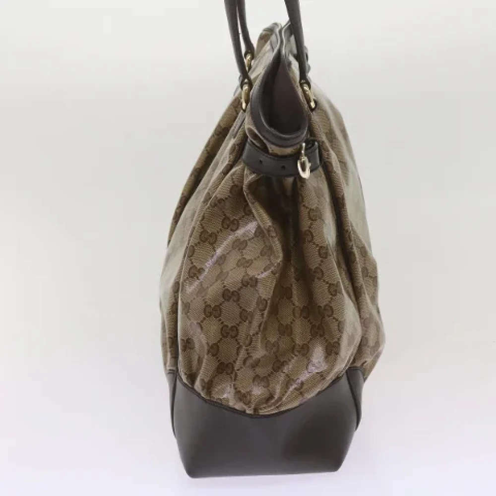 Gucci Vintage Pre-owned Canvas totes Beige Dames
