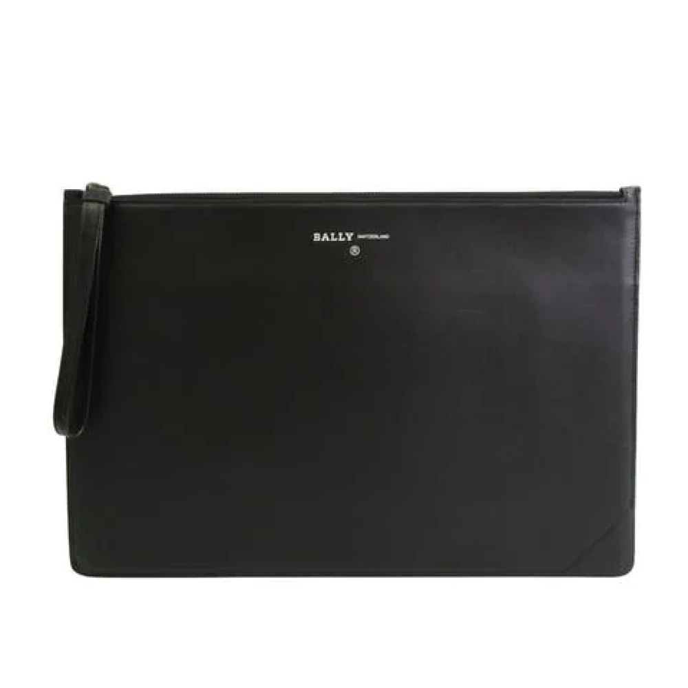 Bally Pre-owned Leather clutches Black Dames
