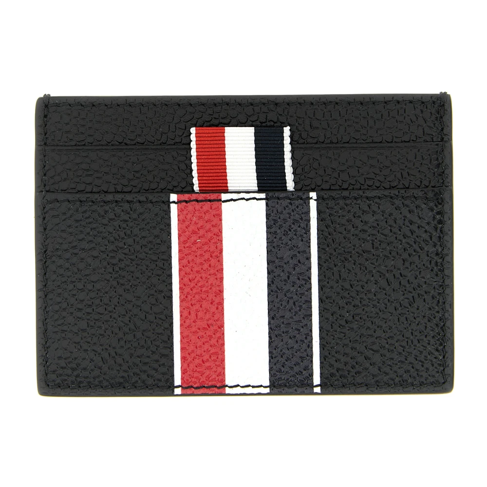 Thom Browne Men's Black Wallets & Cardholders, One Size, Card Holder
