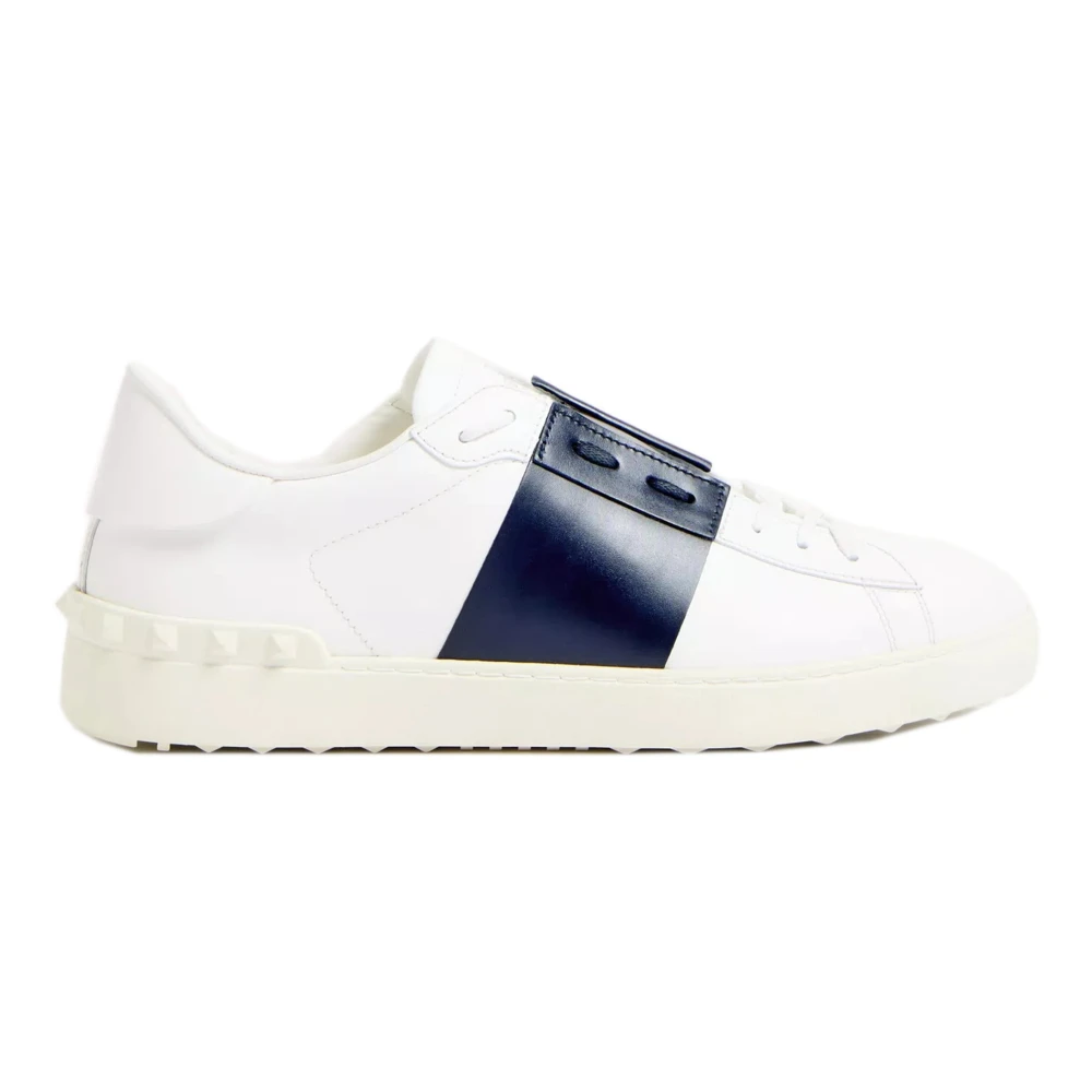 Valentino Garavani White Sneakers, Male, 7 Uk, Calfskin Open Sneaker