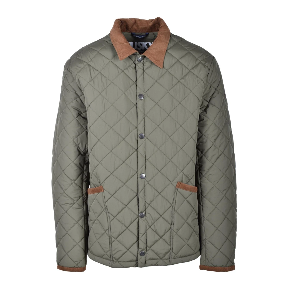 Husky Original Lichtgewicht Polyester Pufferjas Green Heren