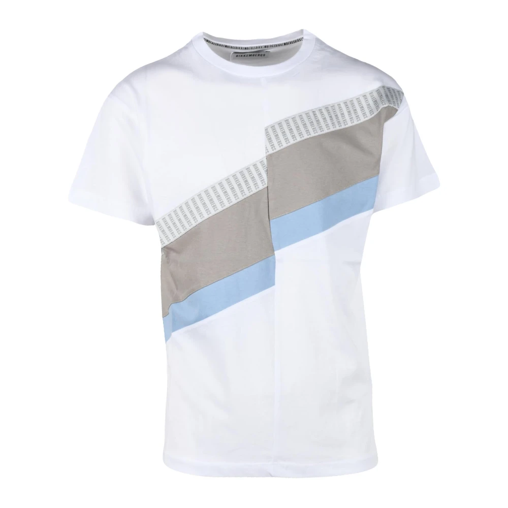 Bikkembergs Men's White Cotton T-Shirt - T-Shirts - M - Tops
